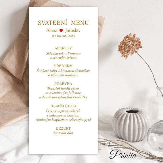Svatební menu a svatební program: Kompletní průvodce tvorbou elegantních svatebních tiskovin
