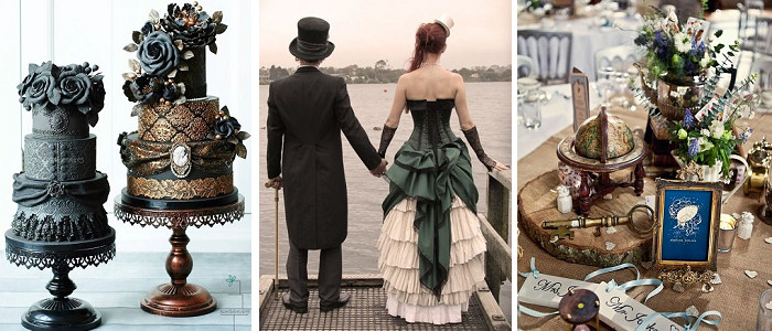 NETRADIČNÍ, ORIGINÁLNÍ A FANTASTICKÁ - TAKOVÁ JE SVATBA VE STYLU STEAMPUNK